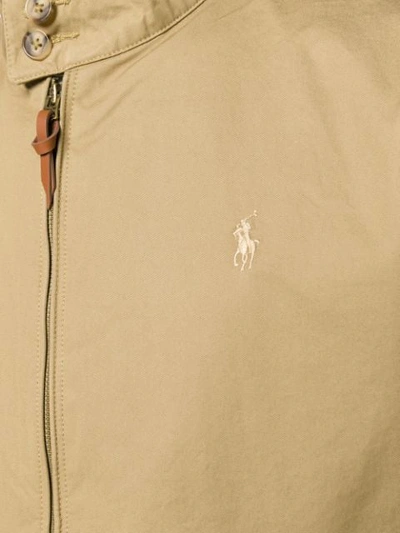 Shop Polo Ralph Lauren Logo Embroidered Bomber Jacket In 004 Luxury Bge