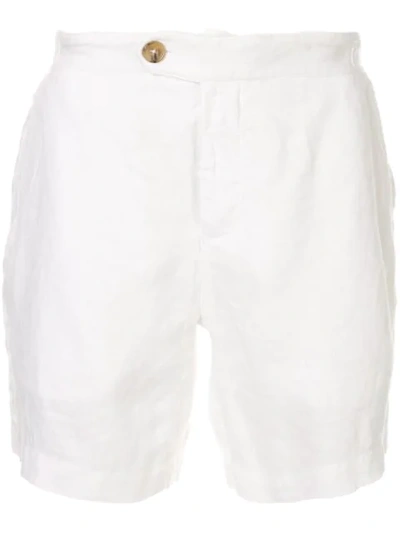 Shop Venroy Side Tab Shorts In White