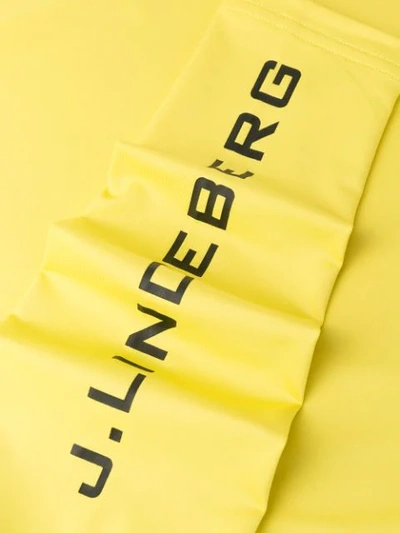Shop J. Lindeberg J.lindeberg Aello Soft Compression Shirt - Yellow