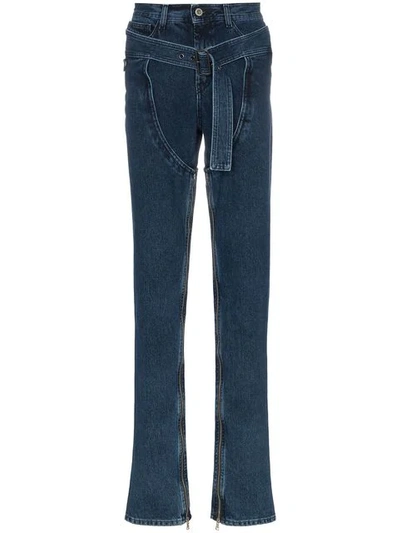 Shop Diesel Red Tag High-waisted Skinny Jeans In Blue
