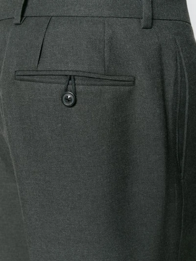 Shop Maison Margiela Flared Tailored Trousers - Grey