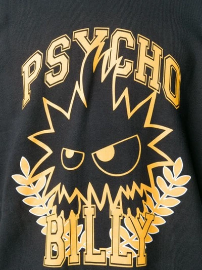 Shop Mcq By Alexander Mcqueen 'psycho Billy' Sweatshirt In Black