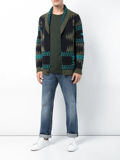 Shop Alanui Patterned Cashmere Cardigan In 4051