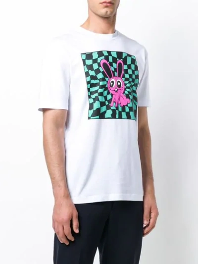 Shop Mcq By Alexander Mcqueen Printed T-shirt In White
