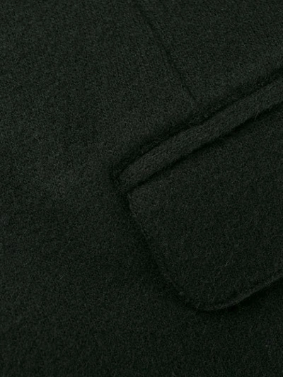 Shop Neil Barrett Single Breasted Coat In Black