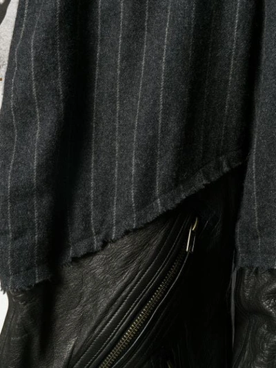 Shop Greg Lauren 50/50 Blazer In Black