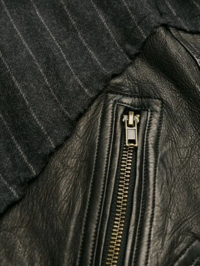 Shop Greg Lauren 50/50 Blazer In Black