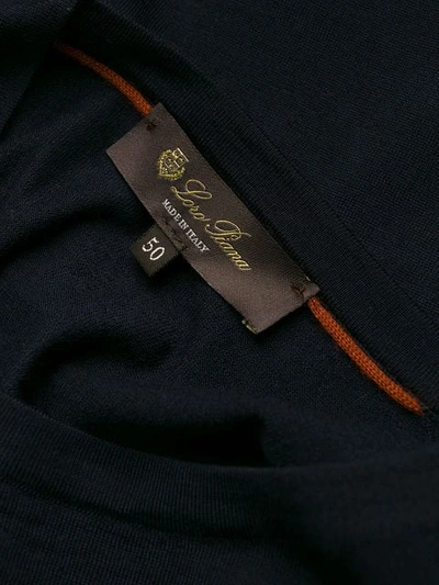 Loro Piana Cable-knit Baby Cashmere Sweater In Blue