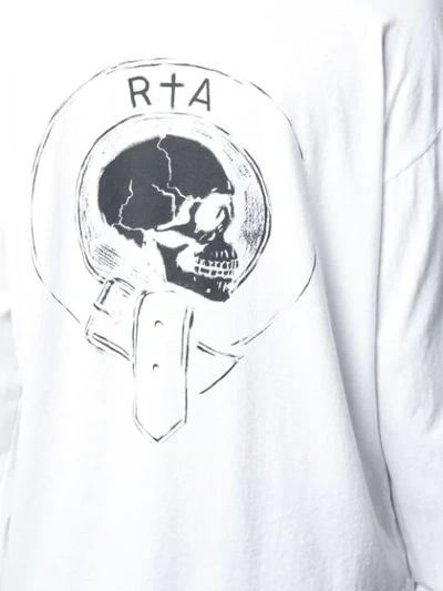 Shop Rta Back Logo T-shirt In White