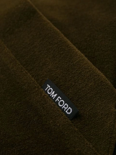 Shop Tom Ford Kapuzenjacke Mit Reissverschluss In Brown