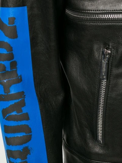 Shop Dsquared2 Zip Pocket Jacket In Black