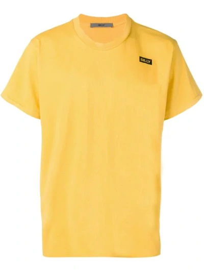 Shop Billy Printed Logo T-shirt In Yellow