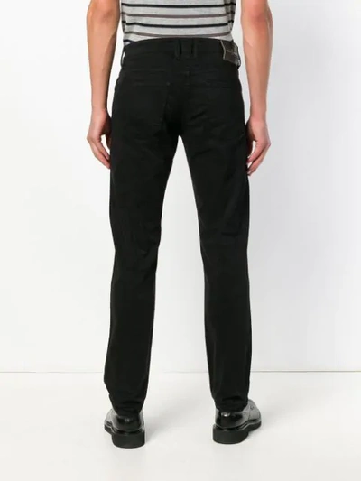 Shop Siviglia Mid Rise Slim-fit Jeans In Black