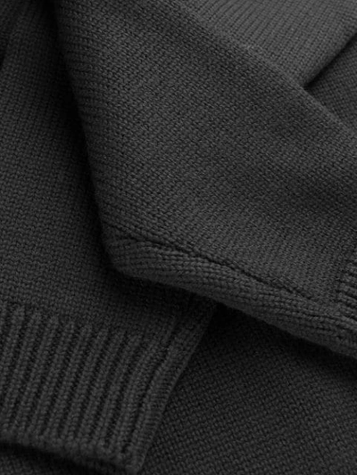 Shop Fendi Ff Diagonal Motif Sweater In Black