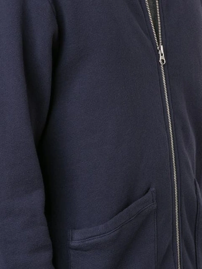 321 Patch Pockets Bomber Jacket In Blue