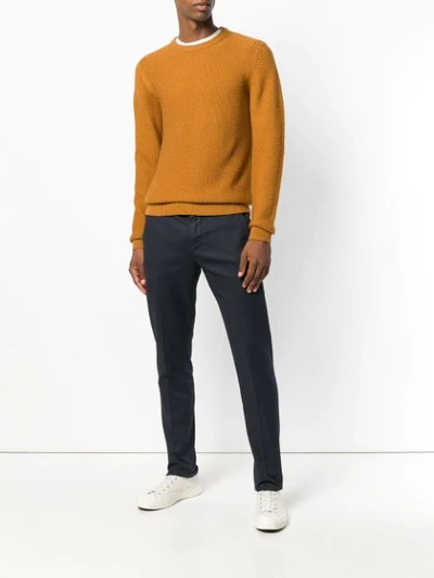 Shop Dondup Gaubert Slim-fit Chinos In Blue