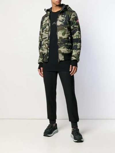 CANADA GOOSE CABRI CAMOUFLAGE HOODIE - 绿色