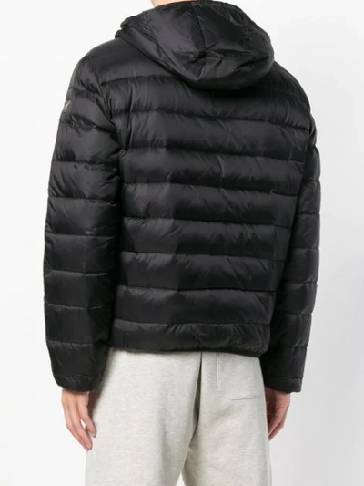 Shop Emporio Armani Down Filled Puffer Jacket In Black