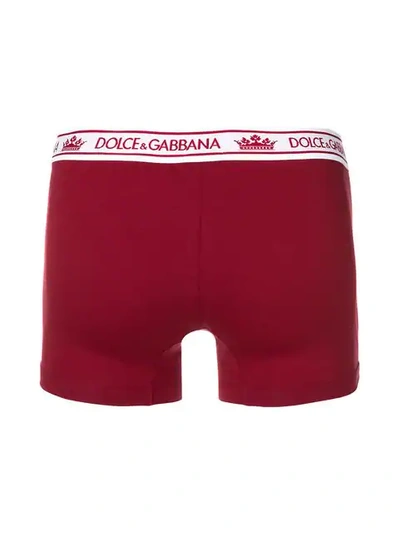Shop Dolce & Gabbana Classic Briefs In Red