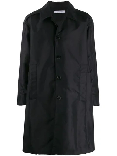 Shop Kiko Kostadinov Single Breasted Coat In Black