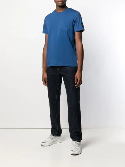 Shop Belstaff Logo Patch T In Blue