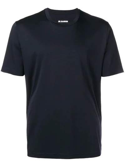 Shop Jil Sander Classic Crew-neck T-shirt In Blue