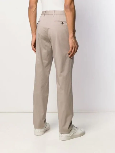 Shop Ermenegildo Zegna Classic Formal Trousers In Neutrals