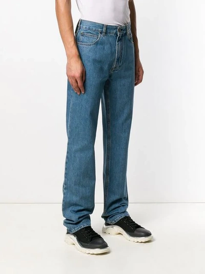 Shop Calvin Klein 205w39nyc Wide Leg Jeans In Blue