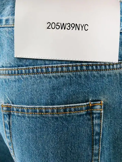 Shop Calvin Klein 205w39nyc Wide Leg Jeans In Blue