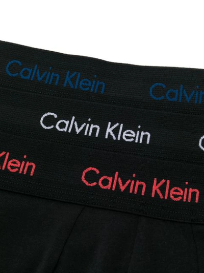 Shop Calvin Klein 3er-set Shorts Mit Logo - Schwarz In Black