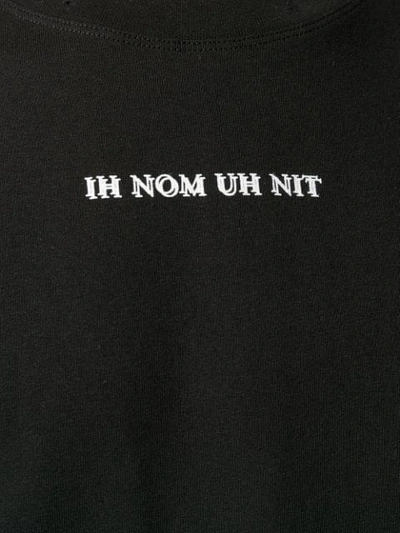 Shop Ih Nom Uh Nit Logo Print T In Black