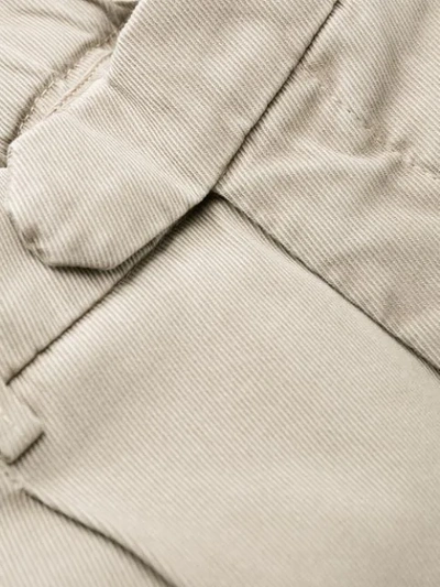 Shop Eleventy Classic Slim-fit Chinos In Neutrals