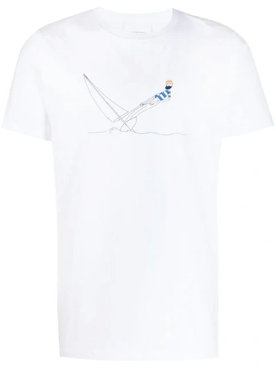 Shop Norse Projects Daniel Frost Print T-shirt - White