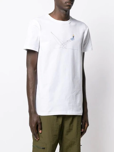 Shop Norse Projects Daniel Frost Print T-shirt - White