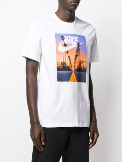 undskylde haj Hus Nike Sunset Print T-shirt In White | ModeSens
