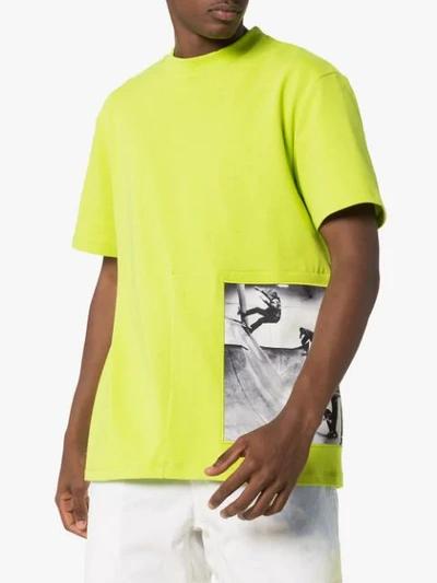 Shop Tony Hawk X Corbijn X Corbijn Photograph-print Cotton T-shirt In Green