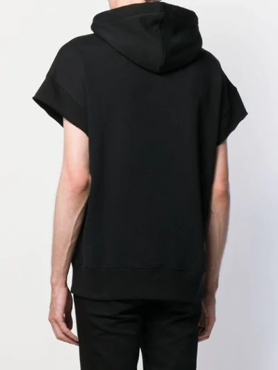 Shop Givenchy Short-sleeve Hoody In Black