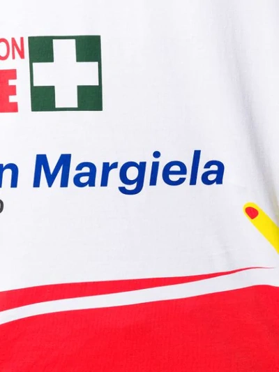 Shop Maison Margiela Fashion Choice T-shirt In White