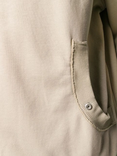 Shop Helmut Lang Lightweight Zip Front Jacket In Neutrals