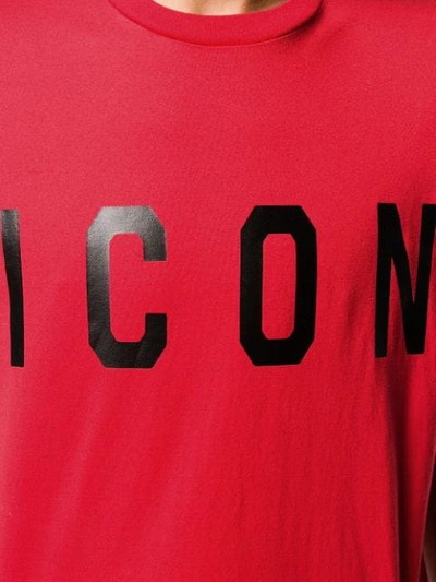 DSQUARED2 ICON T恤 - 红色