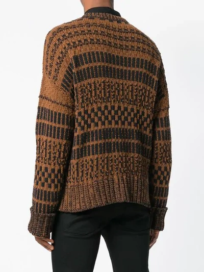 Shop Ami Alexandre Mattiussi Crew Neck Oversize Sweater In Black