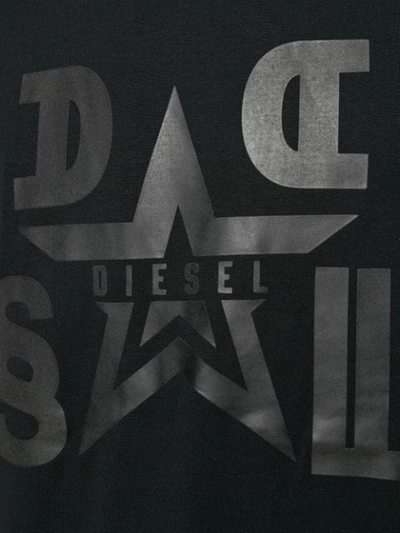 Shop Diesel 3d Print T-shirt In Black