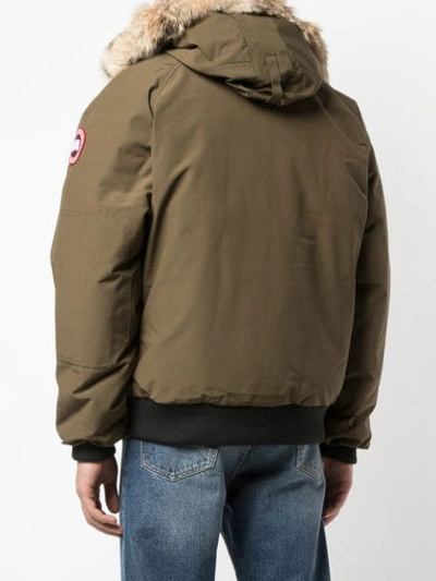 Shop Canada Goose Chilliwack Bomber In Green