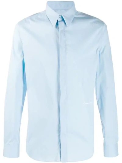 Shop Givenchy Smart Shirt In Blue