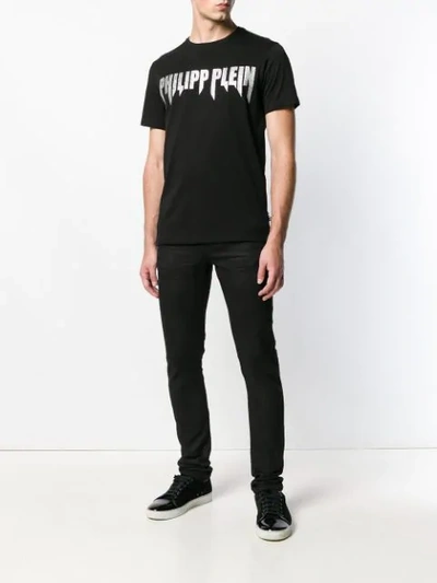 Shop Philipp Plein Rock T-shirt In Black