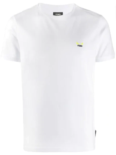 Shop Fendi Bag Bugs T-shirt In White