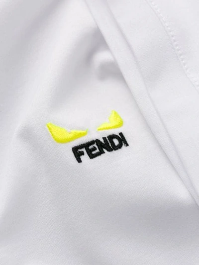Shop Fendi Bag Bugs T-shirt In White