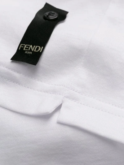 Shop Fendi Bag Bugs T-shirt In White