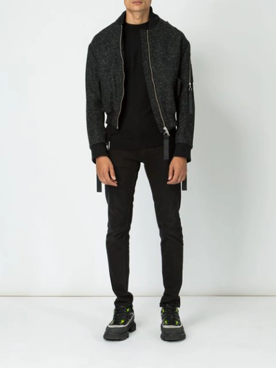 Shop Matthew Miller Herrao Merino Wool Sweater - Black