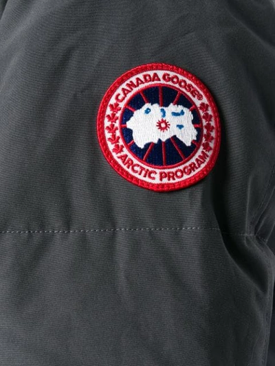 Shop Canada Goose Macmillan Parka Jacket In Grey